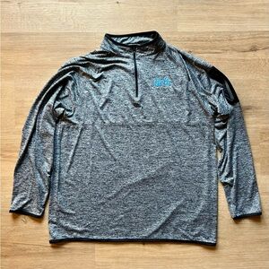 Gray UCLA Quarter Zip, Size XL